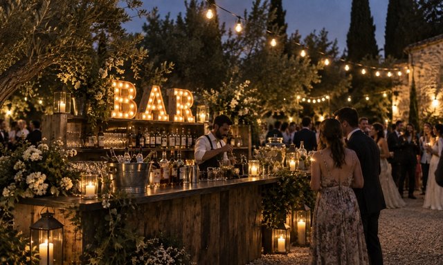 Barra libre de boda: cuánto dura, qué bebidas poner y cómo calcular cantidades